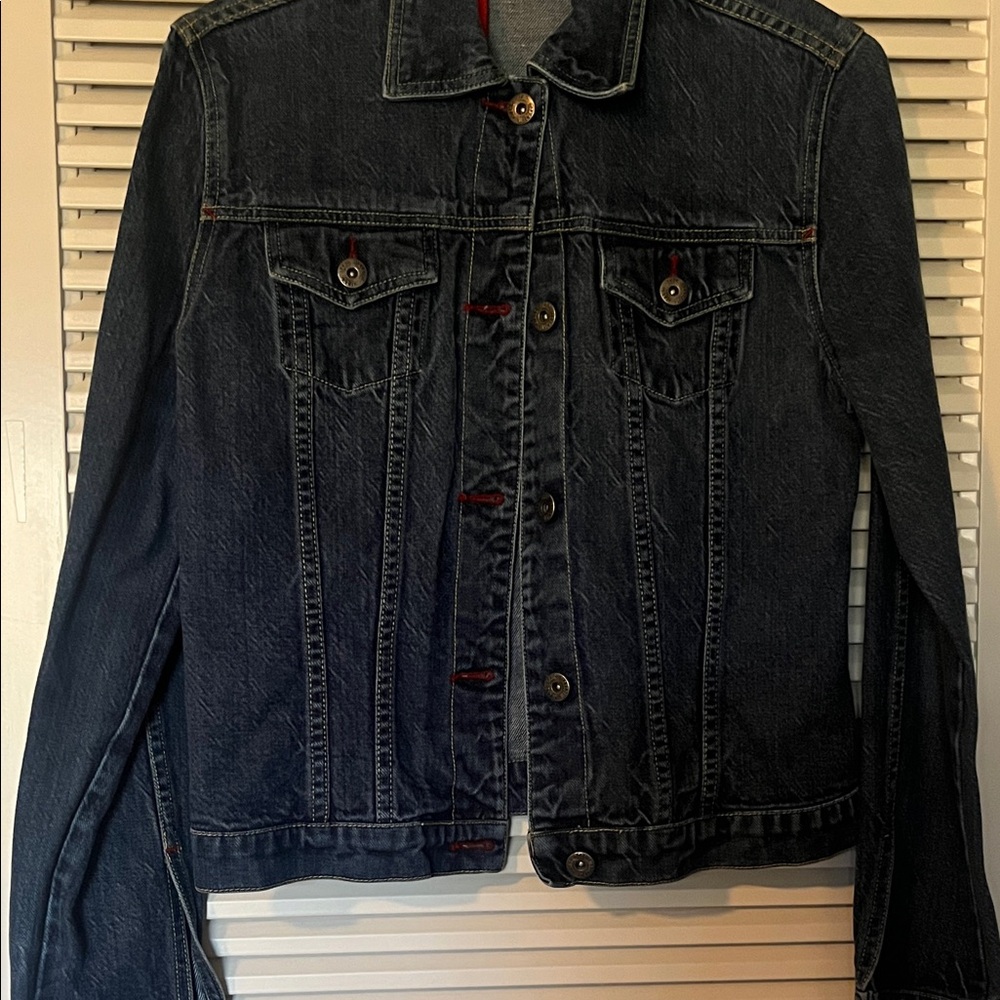 BCBG Dark Blue Jean Jacket